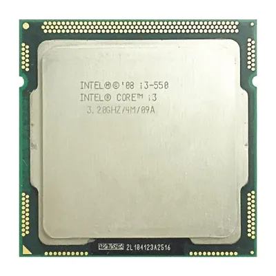 612850-203 - HP 3.20GHz 2.5GT/s DMI 4MB L3 Cache Socket LGA 1156 Intel Core i3-550 2-Core Processor