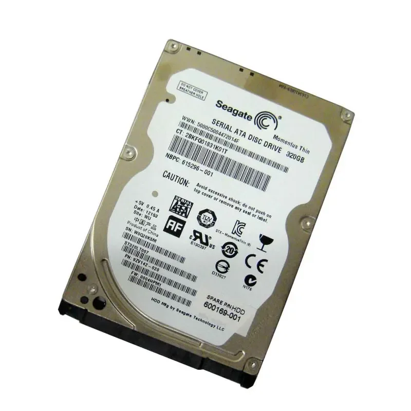 615296-001 - HP 320GB 7200RPM SATA 2.5-inch Hard Drive