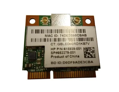 615939-001 - HP Wireless LAN / Bluetooth Combo Mini Card for TouchSmart 310