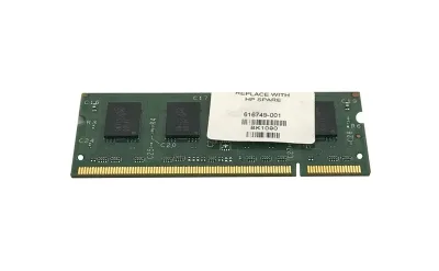 616749-001 - HP 1GB DDR2-800MHz PC2-6400 non-ECC Unbuffered CL6 200-Pin SoDimm 1.8V Memory Module