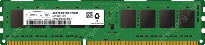 HP 619488-B21#0D1 4GB PC3-10600 DDR3-1333MHz ECC Unbuffered CL9 UDIMM 1.35V Dual-Rank Memory Module