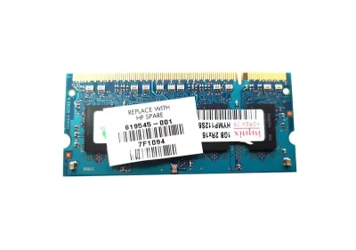 619545-001 - HP 1GB DDR2-800MHz PC2-6400 non-ECC Unbuffered CL6 200-Pin SoDimm 1.8V Memory Module