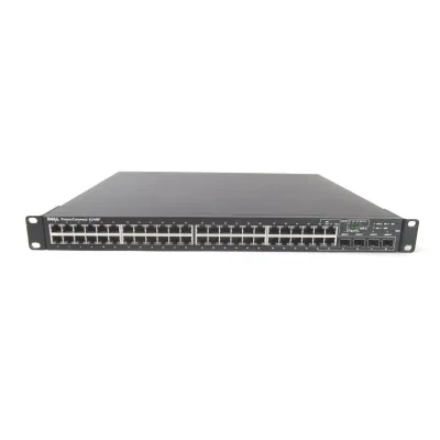 6248P - Dell PowerConnect 6248P 48 x Ports 10/100/1000Base-T PoE + 4 x Ports Shared SFP Layer 3 Managed Gigabit Ethernet Network Switch