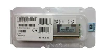 627812-S21 - HP 16GB DDR3-1333MHz PC3-10600 ECC Registered CL9 240-Pin DIMM 1.35V Low Voltage Dual Rank Memory Module