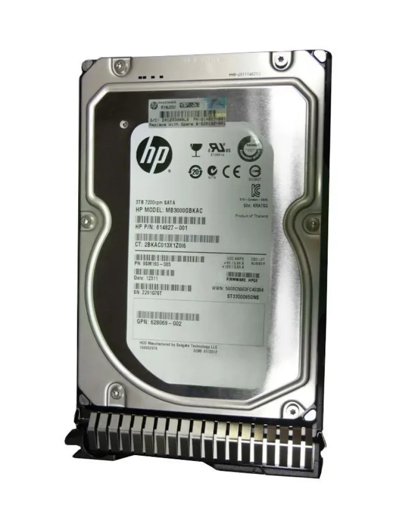 628089-002 - HP 3TB 7200RPM SATA 6Gb/s 3.5-inch Hard Drive