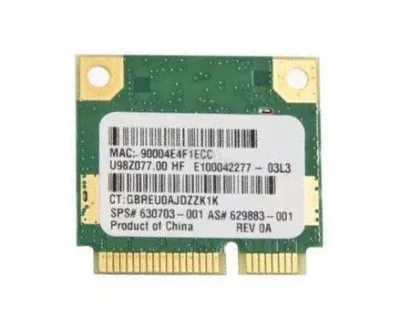 630703-001 - HP RALINK RT5390 Mini PCI-Express 802.11b/g/n WiFi Wireless Lan (WLAN) Network Adapter