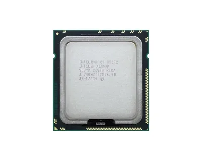633416-B21 - HP 3.20GHz 6.40GT/s QPI 12MB L3 Cache Socket LGA1366 Intel Xeon X5672 Quad-Core Processor for ProLiant DL380G7 Server