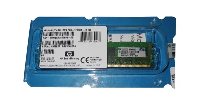 647895-S21 - HP 4GB DDR3-1600MHz PC3-12800 ECC Registered CL11 240-Pin DIMM 1.35V Low Voltage Single Rank Memory Module