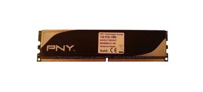 64A0QJTHE8G09 - PNY 1GB DDR2-800MHz PC2-6400 non-ECC Unbuffered CL6 240-Pin DIMM Single Rank Memory Module