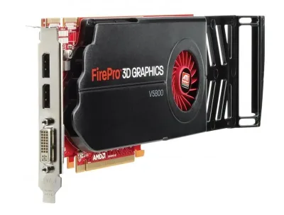 651171-001 - HP / AMD ATI FirePro V5800 1GB GDDR5 SDRAM 128-Bit PCI-Express 2.0 x16 Video Graphics Card