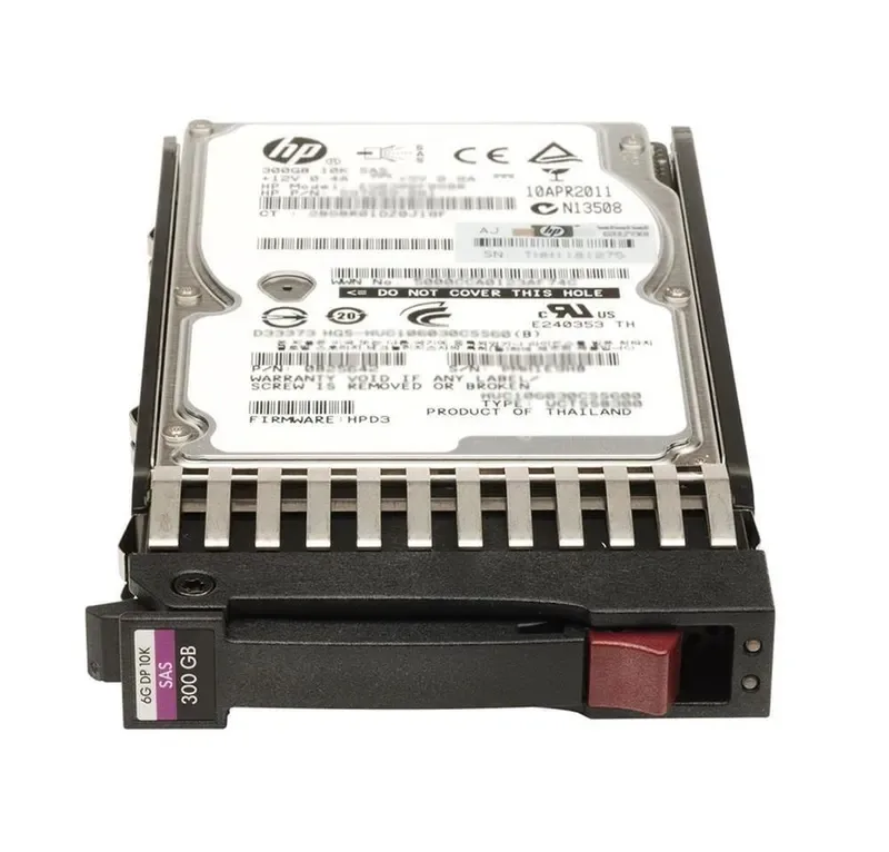 651252-001 - HP 300GB 10000RPM SAS 6Gb/s SFF NHP Hard Drive