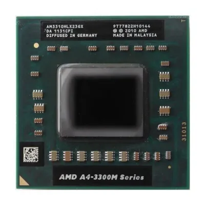 653356-001 - HP 2.5GHz 2MB L2 Cache Socket FS1 AMD A4-3310MX Dual-Core Processor