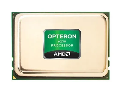 654806-L21 - HP 2.60GHz 6.4GT/s 16MB L3 Cache Socket G34 AMD Opteron 6238 12-Core Processor for ProLiant BL685c G7 Server