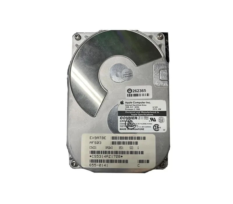 655-0141 - Apple 1GB 5400RPM Fast SCSI 50-Pin 256KB Cache 3.5-inch Hard Drive