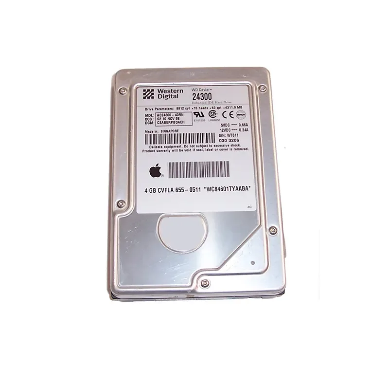 655-0511 - Apple 4GB 5400RPM ATA-33 128KB Cache 3.5-inch Hard Drive
