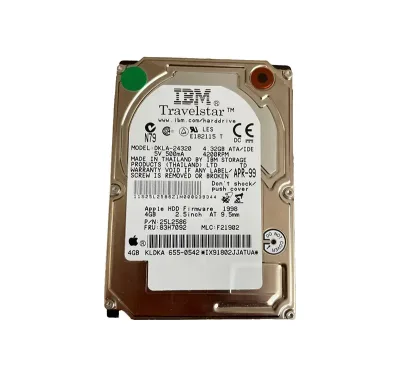 655-0542 - Apple 4GB 4200RPM ATA-33 2.5-inch Hard Drive