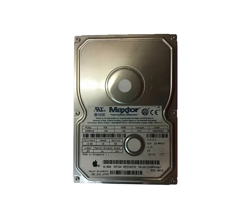 655-0815 - Apple 6.8GB 5400RPM ATA-66 512KB Cache 3.5-inch Hard Drive
