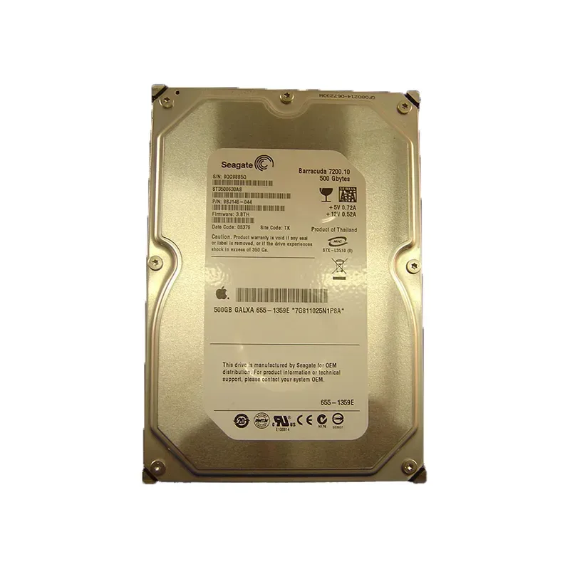 655-1359E - Apple 500GB 7200RPM SATA 3Gb/s 16MB Cache 3.5-inch Hard Drive