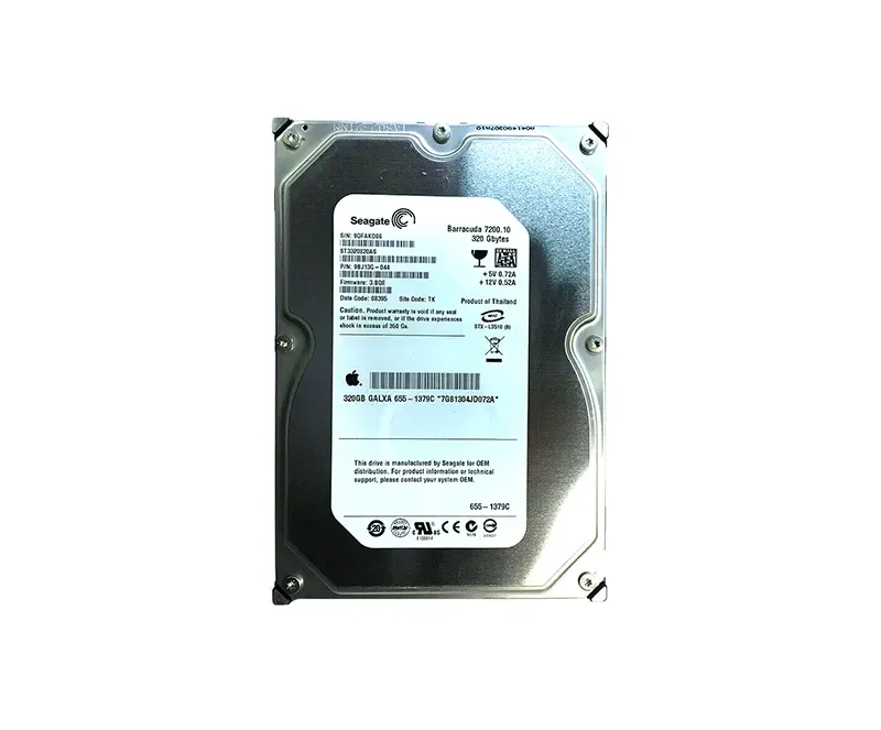 655-1379C - Apple Seagate Barracuda 320GB 7200RPM SATA 3Gb/s 8MB Cache 3.5-inch Hard Drive