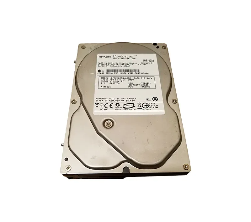 655-1437A - Apple 250GB 7200RPM SATA 1.5Gb/s 8MB Cache 3.5-inch Hard Drive