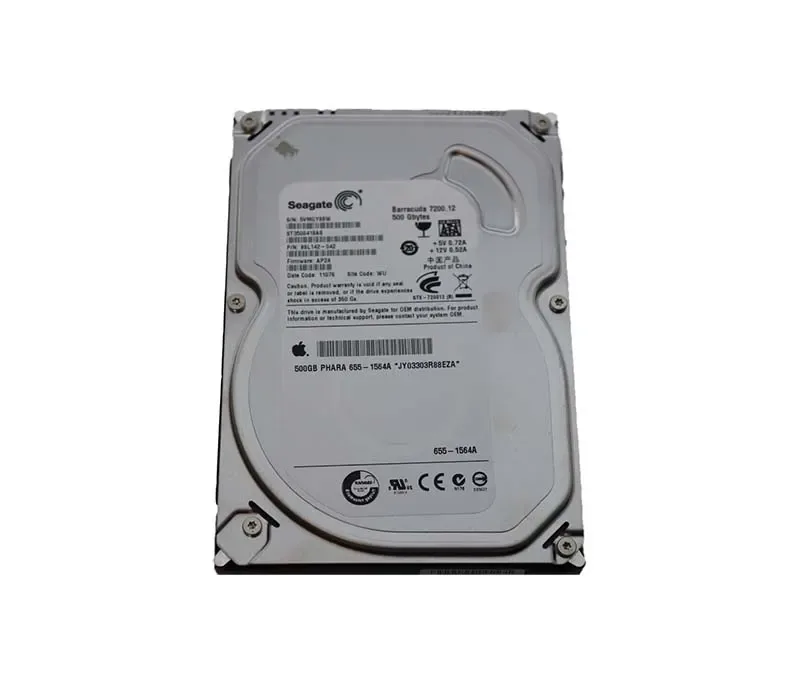 655-1564A - Apple 500GB 7200RPM SATA 3Gb/s 16MB Cache 3.5-Inch Hard Drive