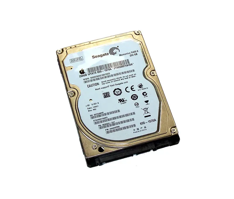 655-1570A - Apple 250GB 5400RPM SATA 3Gb/s 2.5-inch Hard Drive