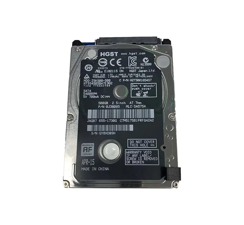 655-1730G - Apple 500GB 5400RPM SATA 3Gb/s 16MB Cache 2.5-inch Hard Drive