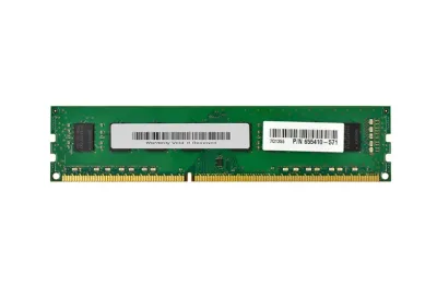 655410-571 - HP 4GB DDR3-1600MHz PC3-12800 non-ECC Unbuffered CL11 240-Pin DIMM 1.35V Low Voltage Dual Rank Memory Module
