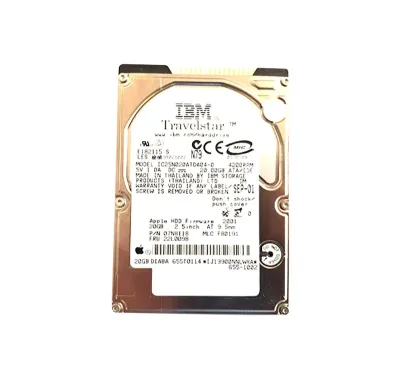 655T0114 - Apple 20GB 4200RPM IDE / ATA-100 2MB Cache 2.5-inch Hard Drive