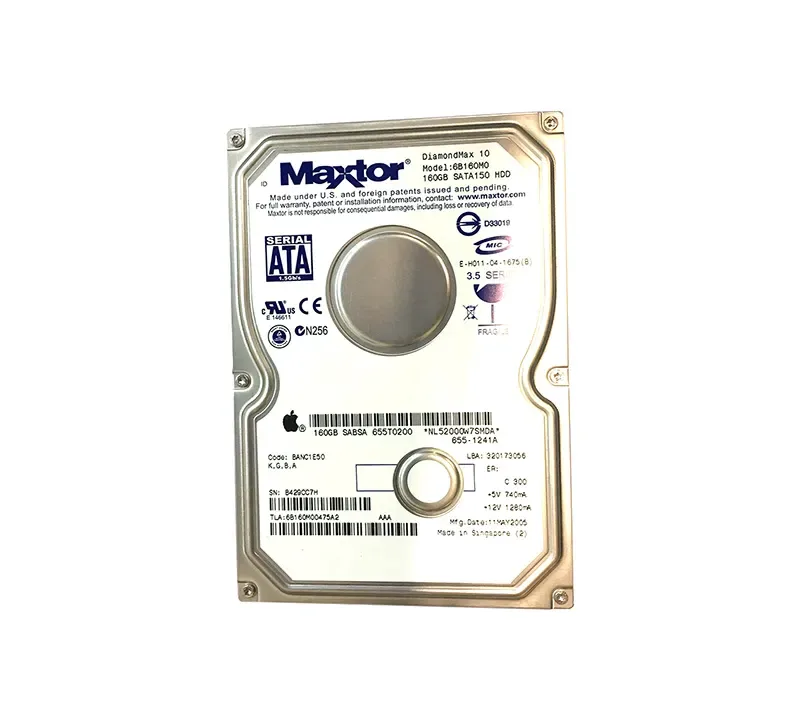 655T0200 - Apple 160GB 7200RPM SATA 1.5Gb/s 8MB Cache 3.5-inch Hard Drive