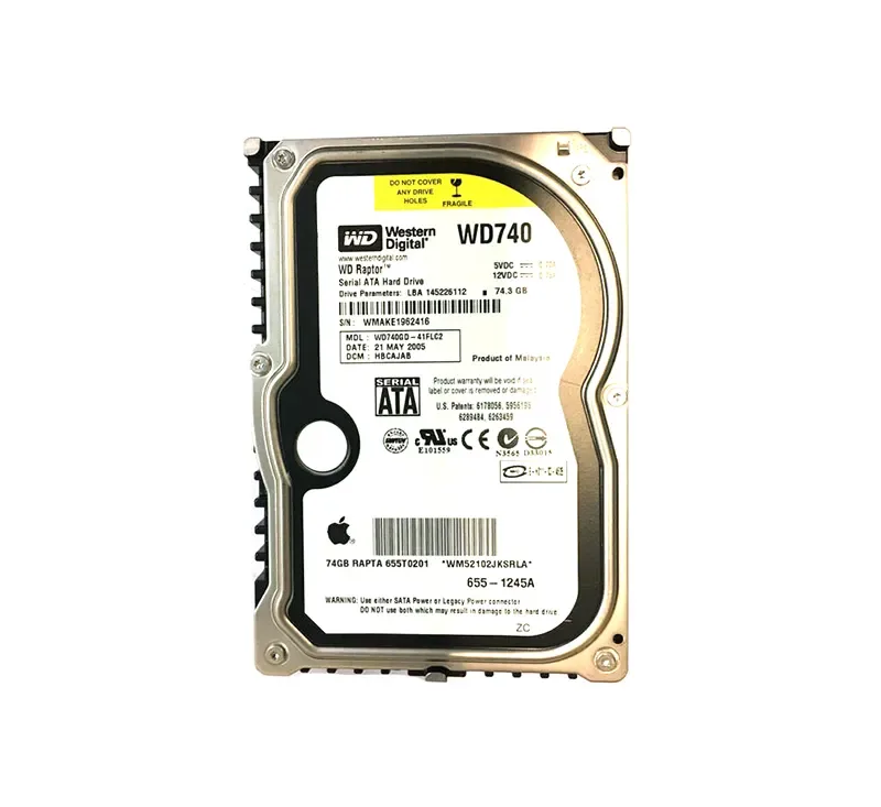 655T0201 - Apple 74GB 10000RPM SATA 1.5Gb/s 3.5-inch Hard Drive