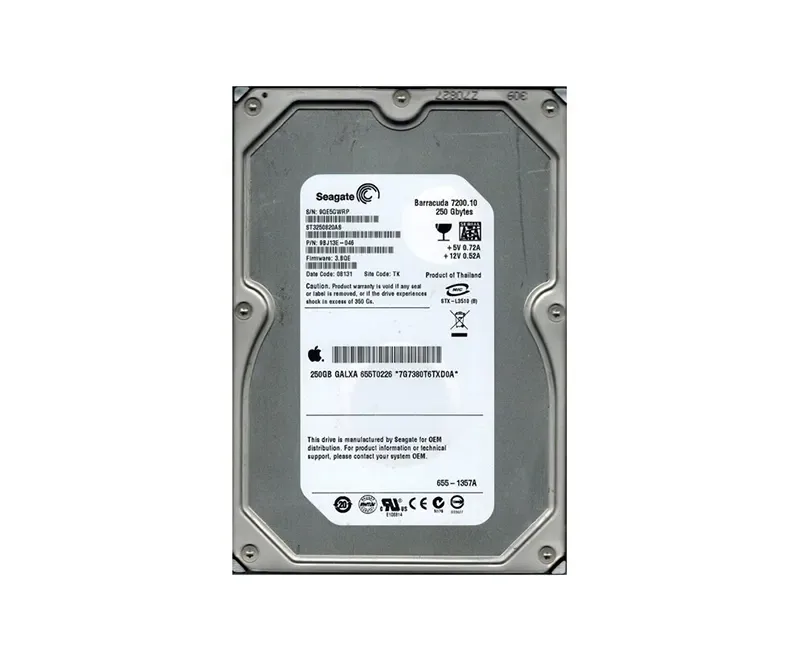 655T0226 - Apple 250GB 7200RPM SATA 3Gb/s 8MB Cache 3.5-inch Hard Drive