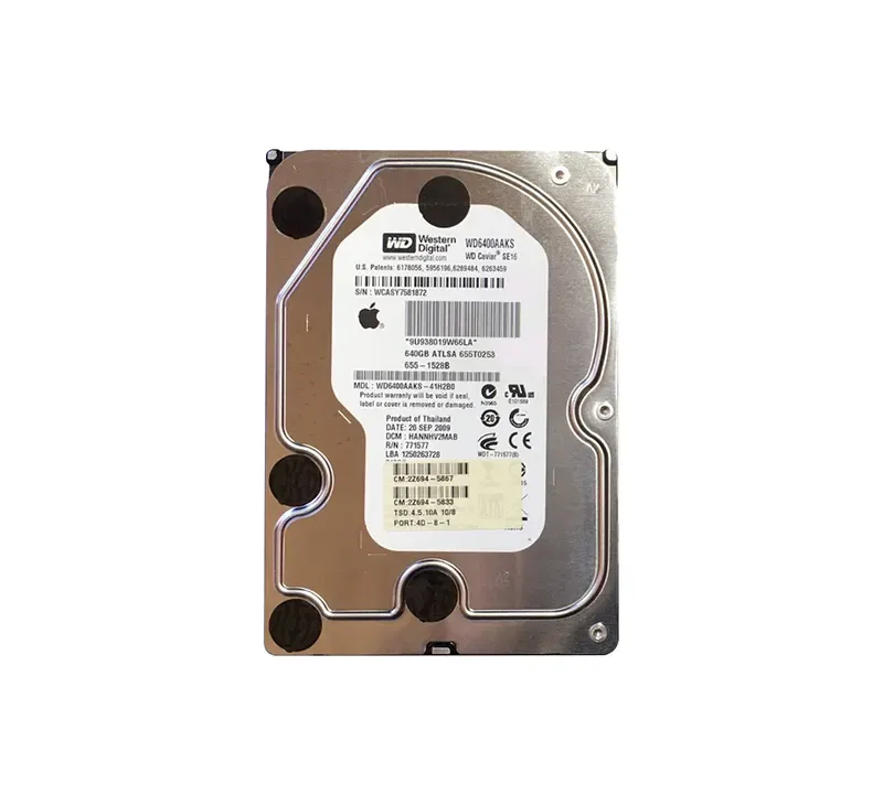 655T0253 - Apple 640GB 7200RPM SATA 3Gb/s 16MB Cache 3.5-inch Hard Drive