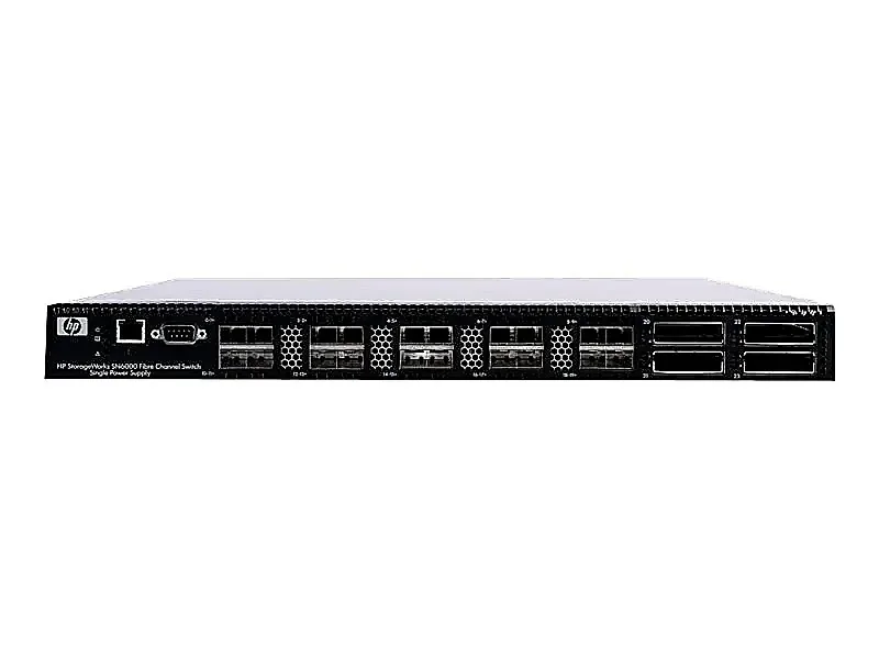 HP 658392-003 SN6000B 48-Ports 24 x Active Ports 16GB SFP+ 10Base-TX Layer 2 Managed 1U Rack-mountable Fibre Channel Switch. In Stock