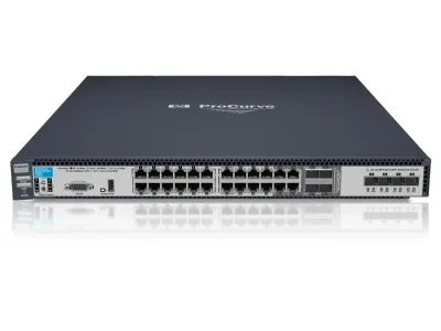 6600-24G-4XG - HP ProCurve 6600-24G 24xPort 10/100/1000Base-T 4xSFP Shared + 4x SFP+ Managed Layer-4 Gigabit Ethernet Network Switch