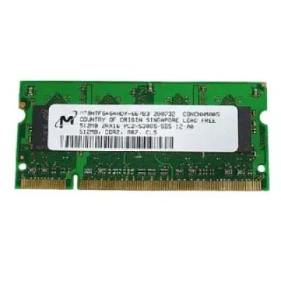 661-4035 - Apple 512MB DDR2-667MHz PC2-5300 non-ECC Unbuffered CL5 200-Pin SoDIMM Single Rank Memory Module for MacBook Pro