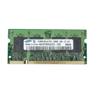 661-4213 - Apple 512MB DDR2-667MHz PC2-5300 non-ECC Unbuffered CL5 200-Pin SoDIMM Single Rank Memory Module for MacBook Pro