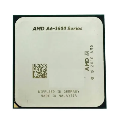 667722-001 - HP 2.6GHz 4 x 1MB L2 Cache Socket FM1 AMD A6-3650 Quad Core Processor