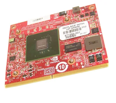 671564-001 - HP nVidia GeForceGT Puma 1GB MXM Video Card
