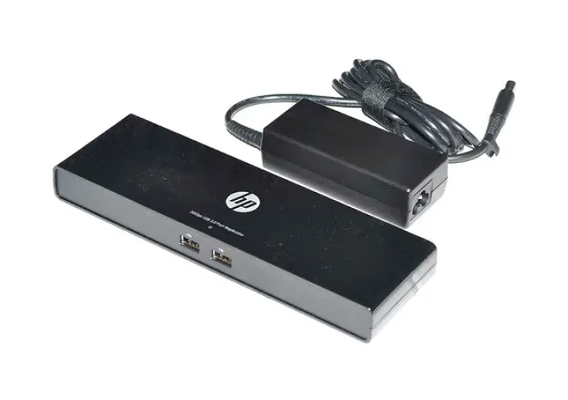 681280-001 - HP 3005PR USB 3.0 Port Replicator HDMI DisplayPort with AC Adapter