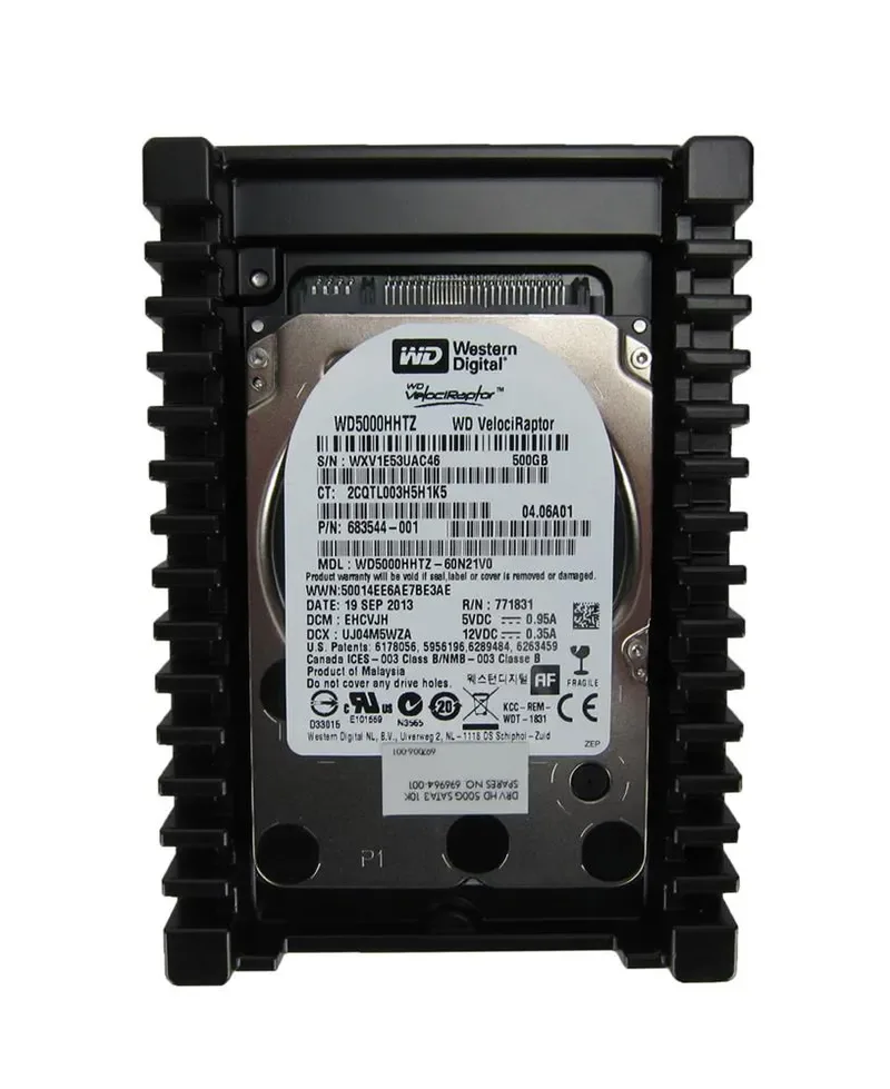 683544-001 - HP 500GB 10000RPM SATA 6Gb/s 64MB Cache 3.5-inch Hard Drive