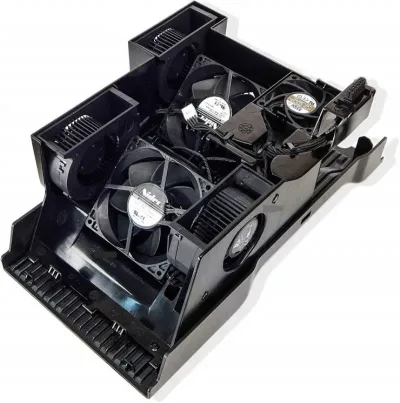 684574-001 - HP CPU Cooling Fans and Plastic Housing Assembly for WorkStation Z820 / Z840