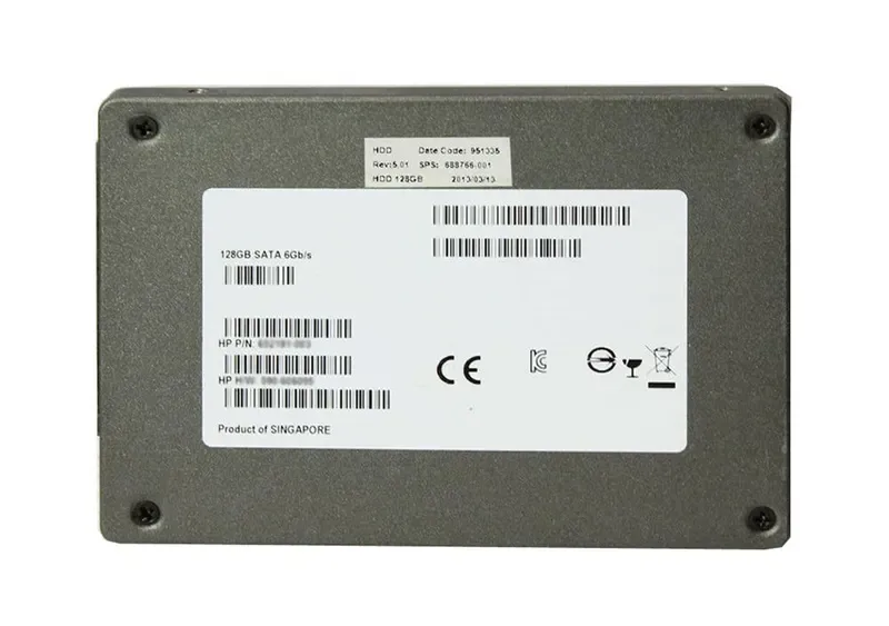 688766-001 - HP / Micron RealSSD C400 128GB Multi-Level Cell SATA 6Gb/s 2.5-inch Solid State Drive