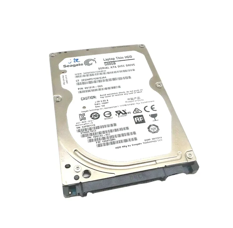 691918-003 - HP / Seagate Momentus Thin 500GB 5400RPM SATA 3Gb/s 16MB Cache 2.5-inch Hard Drive