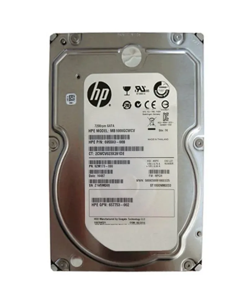 695503-008 - HP 4TB 7200RPM SATA 6Gb/s 3.5-inch LFF Hard Drive