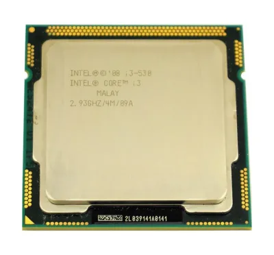 69Y5200 - IBM 2.93GHz 2.5GT/s DMI 4MB L3 Cache Socket LGA 1156 Intel Core i3-530 2-Core Processor