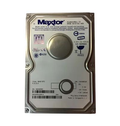 6B080M0 - Maxtor DiamondMax 10 80GB 7200RPM SATA 1.5Gb/s 8MB Cache 3.5-inch Hard Drive