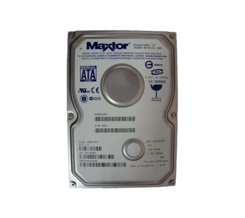 6B200M004604A - Maxtor DiamondMax 10 200GB 7200RPM SATA 1.5Gb/s 8MB Cache 3.5-inch Hard Drive