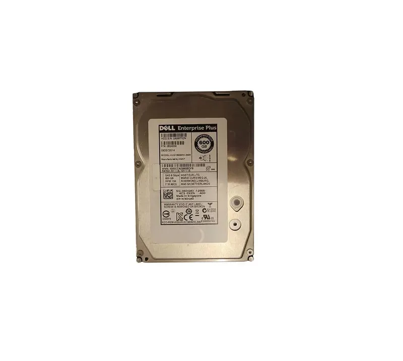 6DG83 - Dell 600GB 15000RPM SAS 6Gb/s 2.5 / 3.5-inch Hybrid Hard Drive