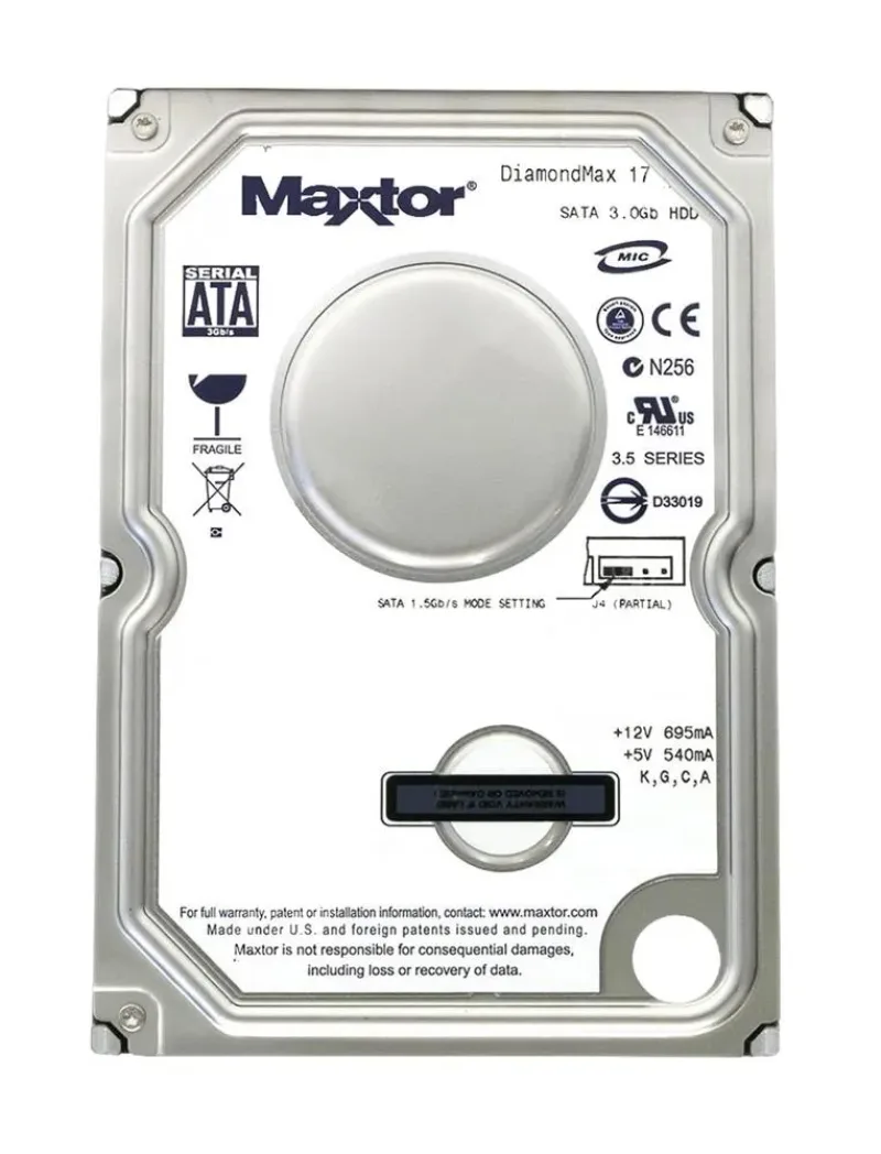 6G160E0 - Maxtor 160GB 7200RPM SATA 3Gb/s 3.5-inch Hard Drive